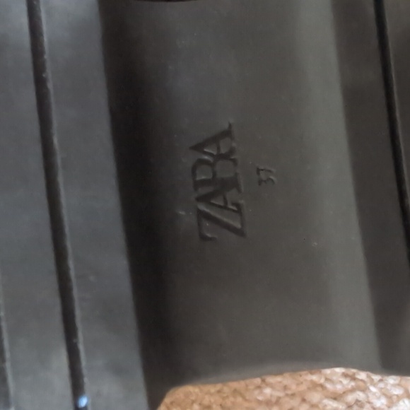 Zara Womens Suede Pull On Platform Ankle Boots Brown US 6.5  EU 37 - Picture 13 of 14